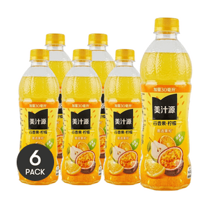 Passion Fruit Lemon Juice, 15.21 fl oz *6【6 Packs】