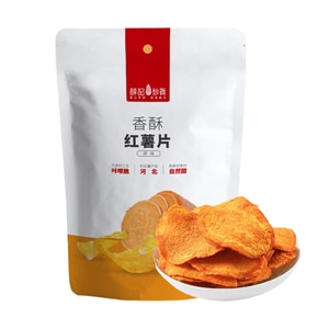 薛记炒货 香酥红薯片 地瓜脆片 原味 135g【0蔗糖】【轻薄酥脆 自然甘甜】