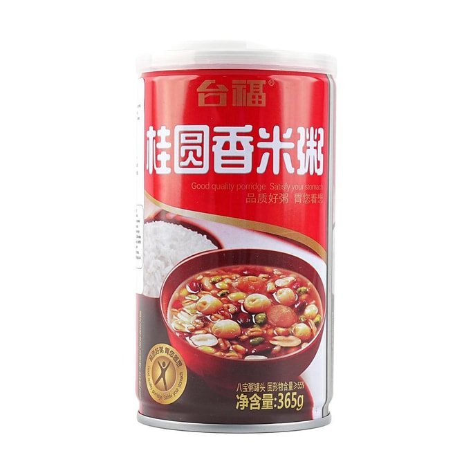 台福 桂圆香米粥 八宝粥罐头 365g