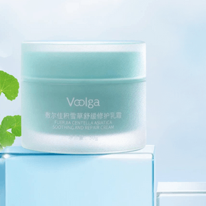 Fuerjia Centella Asiatica Soothing and Repair Cream, 1.76 oz. - Redness Relief Moisturizer For Dry Sensitive Skin
