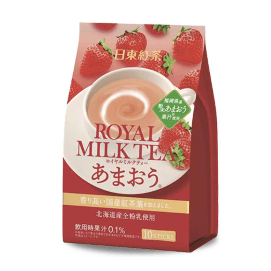 dhl直发日本直邮日本日东红茶秋季新品草莓口味奶茶10包入怎么样