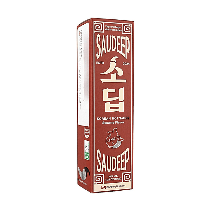 韩国SAUDEEP 韩式辣酱 芝麻味 120g 【1级辣度】【含后生元】