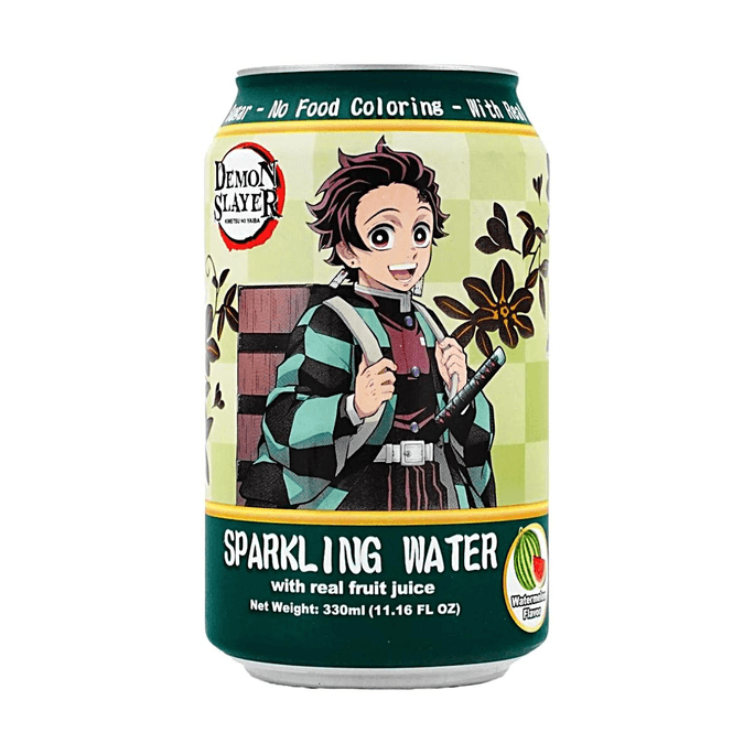 越南版ANYYUMSx鬼灭之刃联名 气泡水 西瓜味 330ml