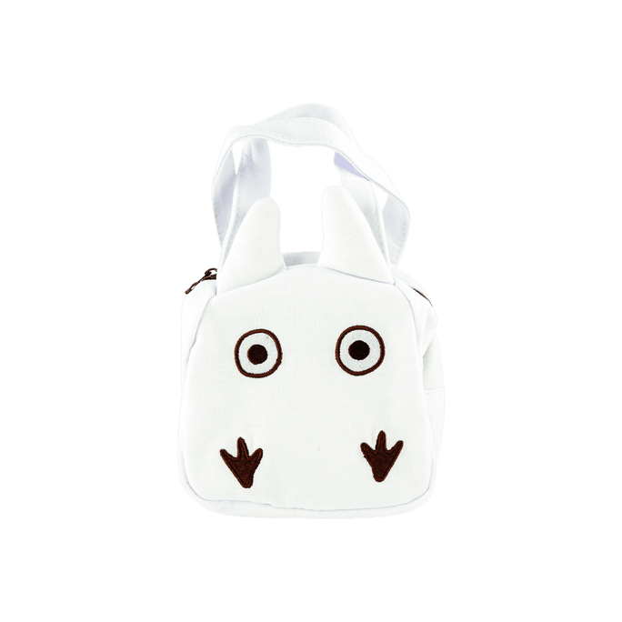 日本SKATER斯凱達 吉卜力白色小龍貓 立體午餐袋 便當袋午餐手提包
