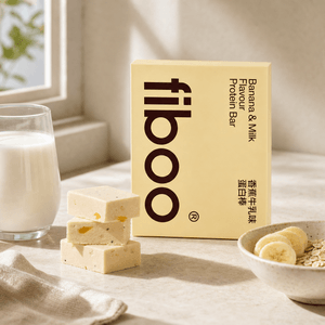 Protein Bars,Banana Milk Flavor, 6pcs【6.5g Protein Per Stick】