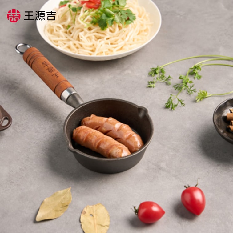 王源吉 ⭐油泼面必备⭐【油泼小锅11cm】 热油泼油小铁锅 无涂层  家用淋油神器 煎蛋饺锅 迷你锅 平底煎锅 11cm 3