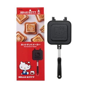 [일본 직배송] SKATER×HELLO KITTY 샌드위치 철판 논스틱 팬 1팩