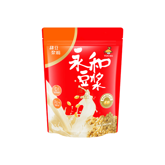 永和豆浆 甜豆浆粉 非转基因大豆 12包入 350g
