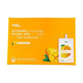 Drinkable Konjac Jelly Mango  Low Calories 5.07 fl oz*10pcs
