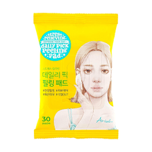 韩国ARIUL艾藜儿 每日舒缓去角质清洁棉片 温和清洁控油去角质护肤棉片 30片