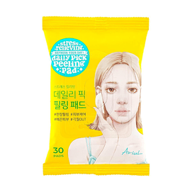 韓國 ARIUL艾藜兒 每日舒緩去角質清潔棉片 溫和清潔控油去角質護膚棉片 30片