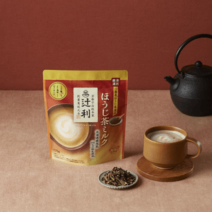 Tsujiri Hojicha Milk,Instant Roasted Green Tea Powder, 5.99 oz