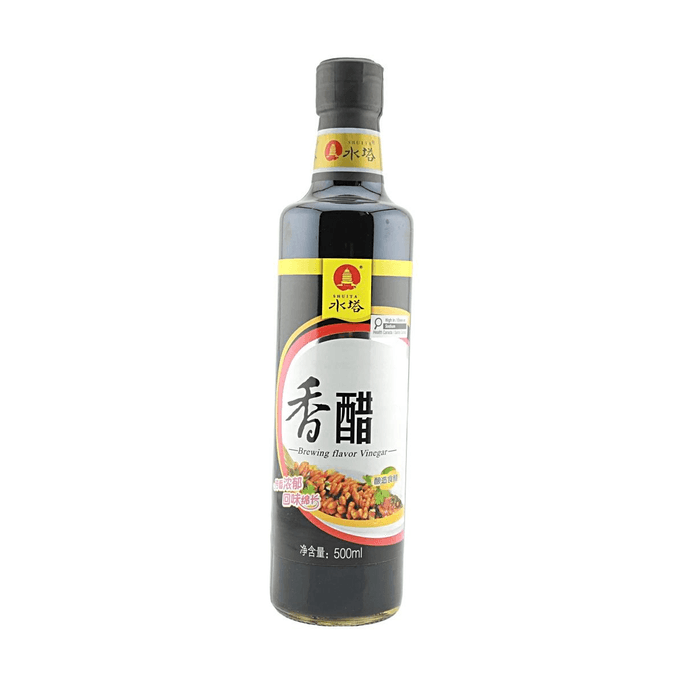 Vinaigre Parfumé 16.91 fl oz 【Procédé de brassage traditionnel du Shanxi】【Vinaigre brassé】【Doux et non astringent】