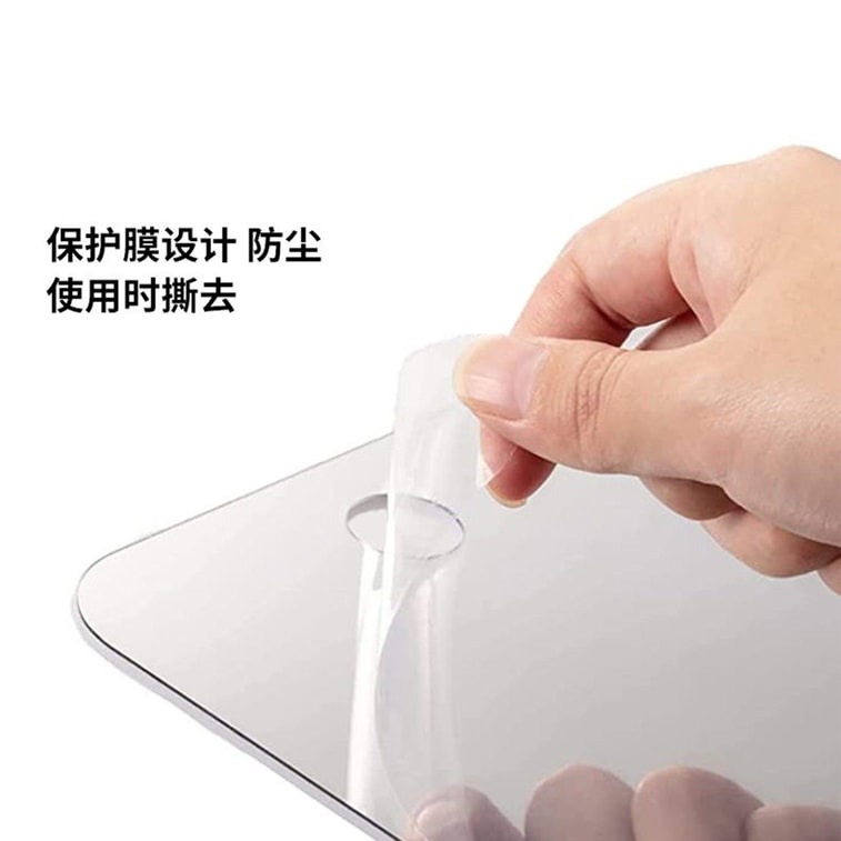 【中國直郵】 HSPM 亞克力帶掛鉤鏡 小號13*17cm(帶掛鉤)1個 加厚浴室鏡衛生間化妝鏡剃須刮胡鏡 6