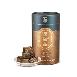 Anhua Dark Brick Tea – Light Aroma, Pre-Cut Chunks, Smooth & Easy Daily Tea 120g