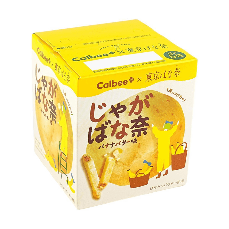 Tokyo Banana Collaboration Banana Butter Flavored Potato Stick Gift Box 2.64 oz 8