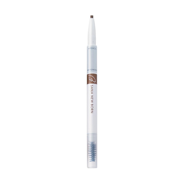 NEW BORN EX Eyebrow Mascara And Pencil #03/B6 Natural Brown 1pc Random Version 7