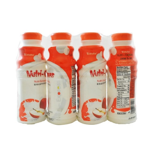 WAHAHA Fruit Flavored Milk Beverage Apple Flavor 4packs