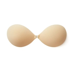 Round D-cup breast stickers (1 pair) for small breasts push-up and enlargement breathable silicone breast stickers for