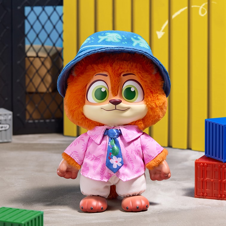 [중국 직배송] 미니소 디즈니 주토피아 시티 드웰러 시리즈 비닐 봉제인형 키체인, 장식품, 선물, 트렌디한 장난감, 블라인드 박스 - 정품 [무한 확률, 중복 없음] - 새 상품, 6개 세트 4