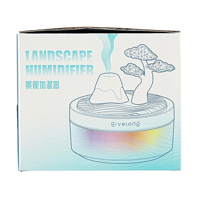 가로세로 12.5cm, 세로세로 14.3cm 크기의 귀여운 디자인의 USB 전원 방식 가로세로 가습기입니다. 8