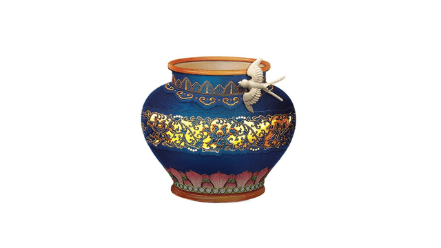 【新品】中国国家博物館　寄付返礼品　海晏河清　中国茶器セット 中国直邮】 中国国家博物馆国家博物馆海晏河清尊木质冰箱贴1件- 亚米