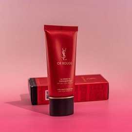 Yves Saint Laurent YSL圣罗兰 藏金防晒 藏红花焕活隔离防晒霜 全天保湿滋润亮泽 SPF50+·PA++++ 30ml 外防内养防晒老【红色新版】