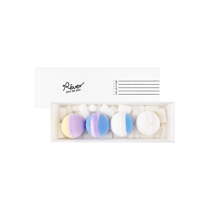 Essential Oil Infused Bath Bombs Gift Sets 4pcs Relax Calming