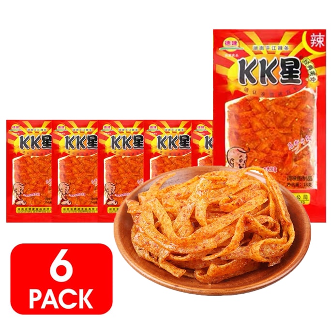 Spicy strips 18g*6packs