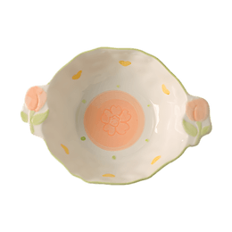川岛屋 小清新餐具 双耳碗 7''