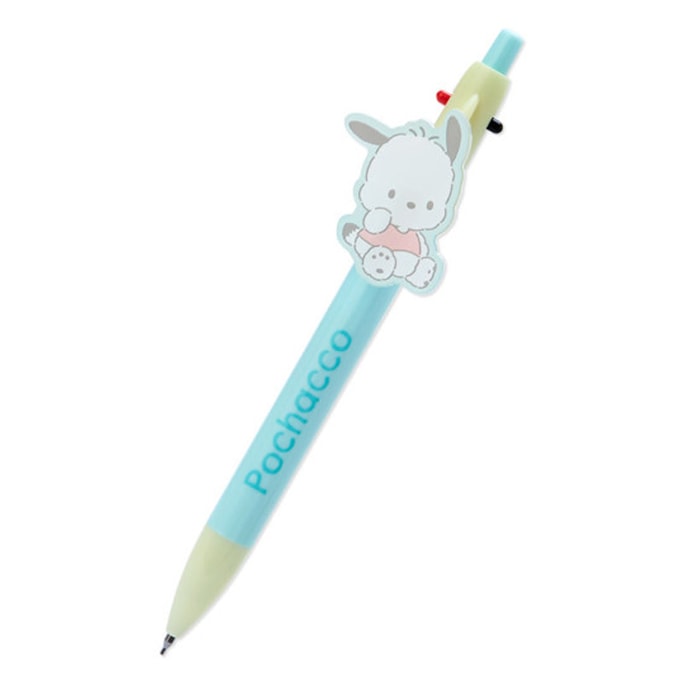 【日本直邮】SANRIO三丽鸥 2色圆珠笔+自动铅笔 3合1多功能笔【帕恰狗】