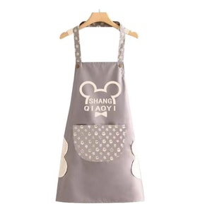 2025 New Women's Fashionable and Cute Waterproof Oilproof Apron for Kitchen Cooking*1piece