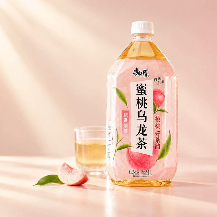 MASTER KONG Oolong Tea Peach Flavor 33.8 fl oz - Yami.com
