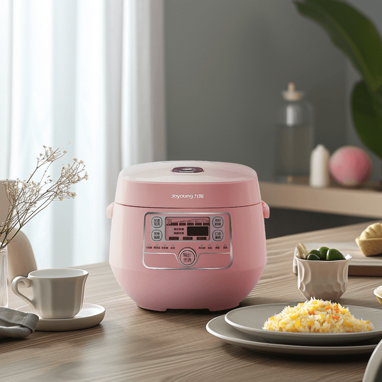 JOYOUNG 【Low Price Guarantee】 Mini Rice Cooker 2L JYF-20FS987M #Pink 