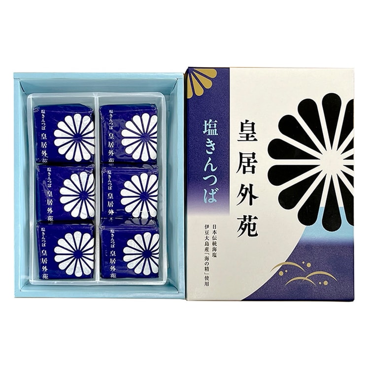 商品详情 - 【日本直邮】日本 皇居外苑 kokyogaien 盐红豆金饼 6枚 - image0