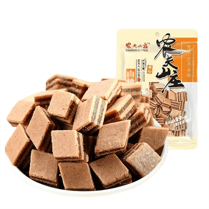 【中國直郵】 農夫山莊 夾心山楂片 山楂漢堡兒童山楂蜜餞零食152g/袋