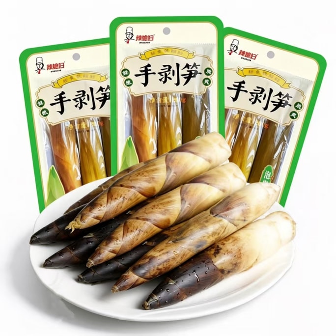 手むき竹の子 惣菜 雲南高原産 ピクルスチリ味 新鮮竹の子 200g*2パック (400g) 大容量 竹の子の先端部分 ピクルスチリ味の竹の子の先端部分 美味しいスナック