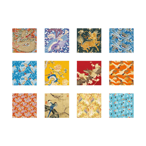 TPalace Museum Cultural and Creative Product, Gift Blessing Small Cards, 12 Pieces