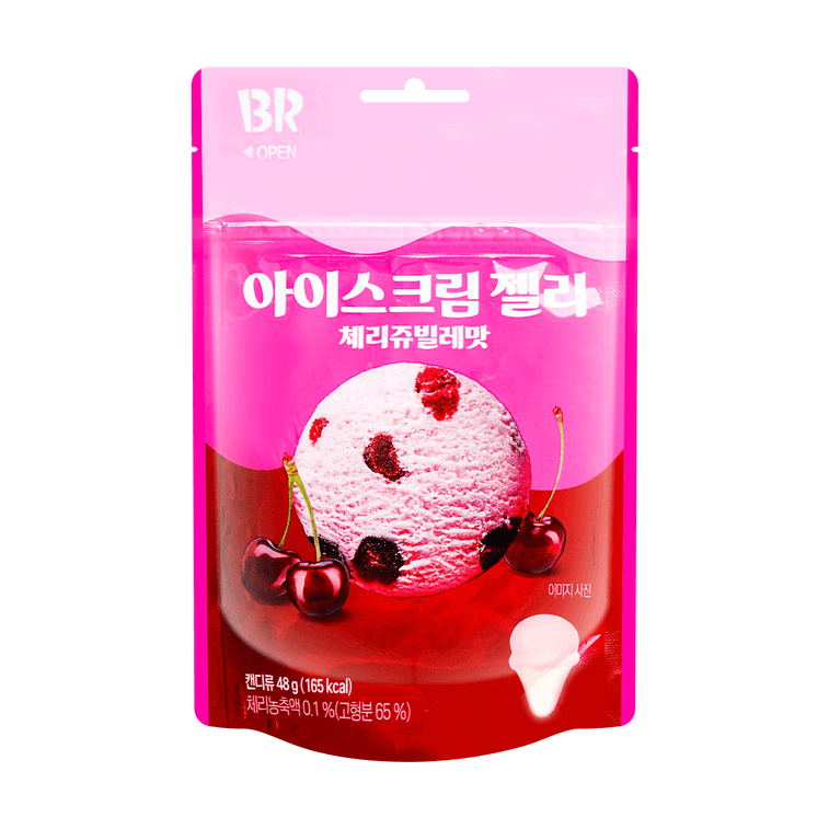 BR 아이스크림 젤리 체리쥬빌리맛 48g 4