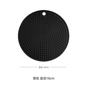 【中国直邮】 onlycook 硅胶隔热垫 [家用餐垫 防滑耐热 ]  黑色【1个】