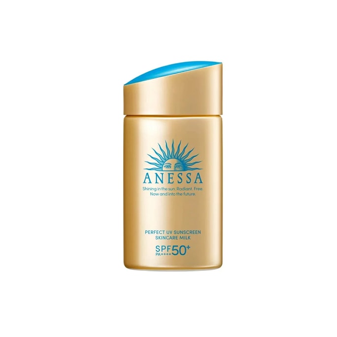 ANESSA Sunscreen Small Golden Bottle Sunscreen 60ml SPF50+/PA++++ 2022 New Version @COSME Award