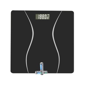  佰凌科 體重計 減脂秤 電子秤 數位浴室秤 附溫度顯示與電量顯示 人體秤 最大可以秤重400LB/180KG 送2節電池 3個秤重單位:LB/KG/ST