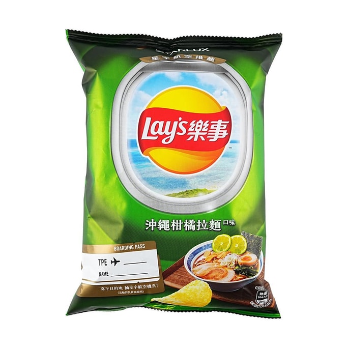 Potato Chips , Okinawa Citrus Ramen Flavor ,  2.09 oz