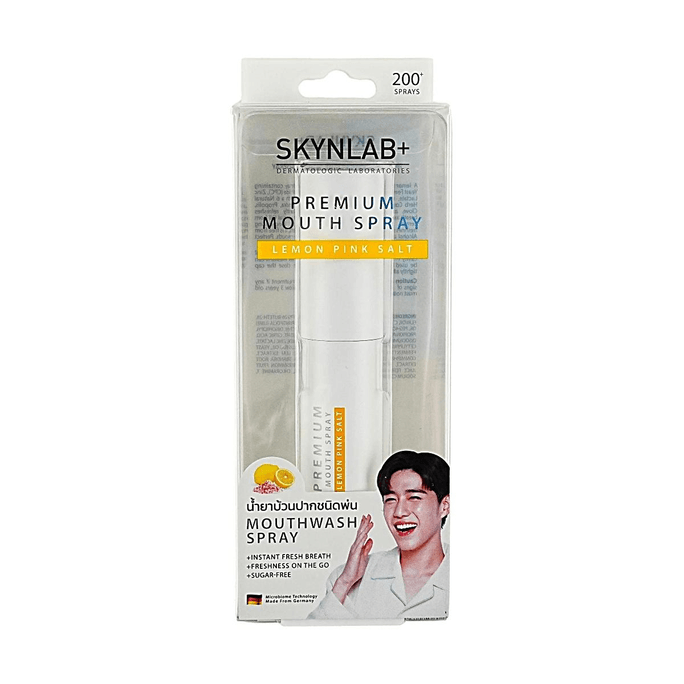 泰國SKYNLAB 沁爽口香噴霧 清新口氣 檸檬粉鹽型 10ml