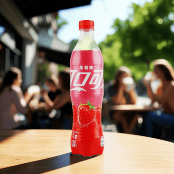 딸기향 콜라 16.91 fl oz *6【6팩】