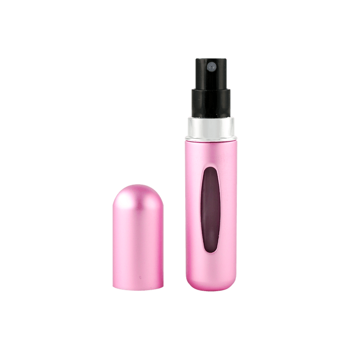Portable Mini Refillable Perfume Atomizer Bottle Atomizer Travel Size Spray Bottle 5ml Pink