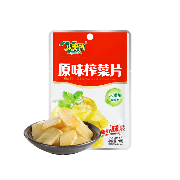 四川風味聚特 原味榨菜片 53g 6