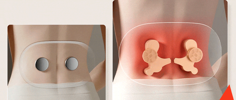 【中国直邮】 倍轻松 孙颖莎同款腰部按摩器全自动揉捏腰背腰椎护腰热敷按摩仪 一个装