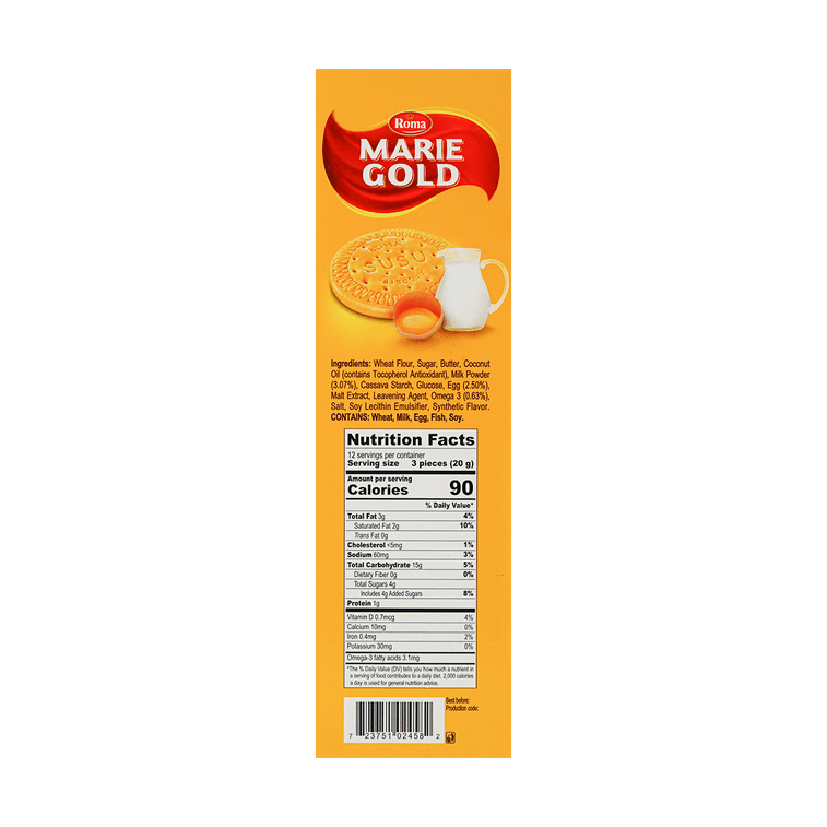 Marie Gold Milk Cookies, 8.5 oz 3