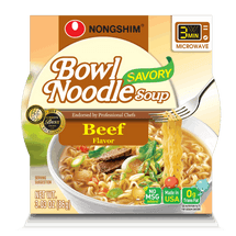 Bowl Noodle, Savory Beef Flavor, 6 Pack